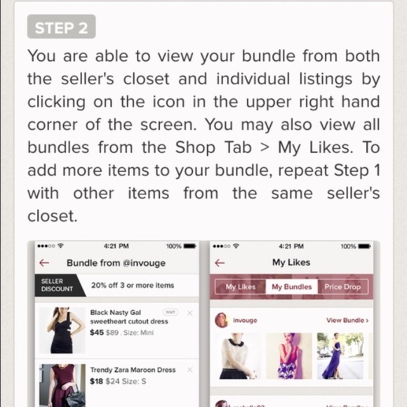 Bundle any 2 or more items for a 30% discount - or submit a reasonable offer! - Picture 3 of 4